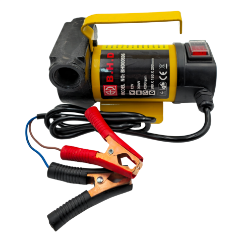 Fixonic B.H.D. BHD00696 12V Kendinden Emişli Taşınabilir Yakıt/Sıvı Yağ Aktarma Mazot Pompası
