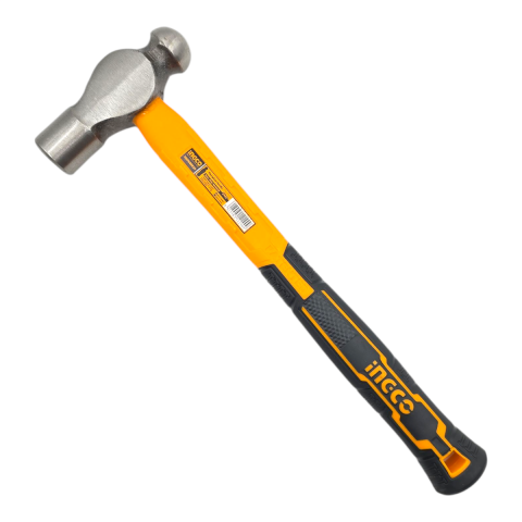 Ingco HBPH88024 24oz/660gr Endüstriyel Fiberglas Saplı Bilyeli Çekiç/Bombe Başlı Çekiç