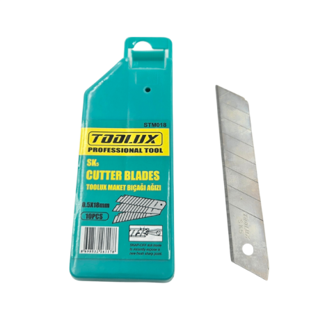 Eltos STM018 18mm Maket Bıçağı Yedeği 10 Adet