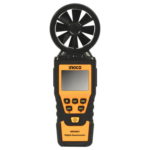 Ingco HETAN01 Dijital Ekranlı Anemometre Rüzgar Ölçer (Rüzgar/Hava Hızı Ölçme Aleti)