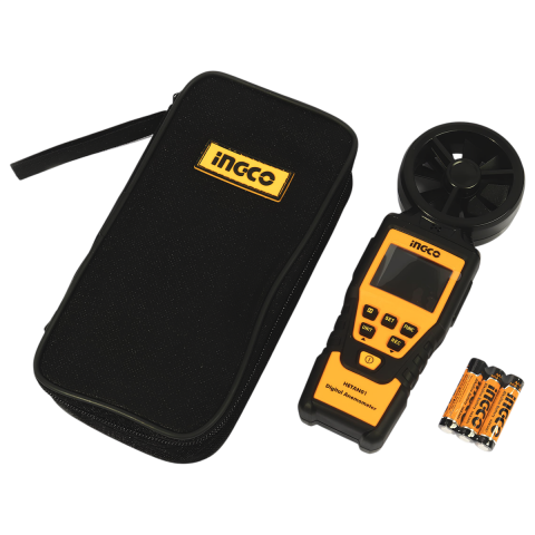 Ingco HETAN01 Dijital Ekranlı Anemometre Rüzgar Ölçer (Rüzgar/Hava Hızı Ölçme Aleti)