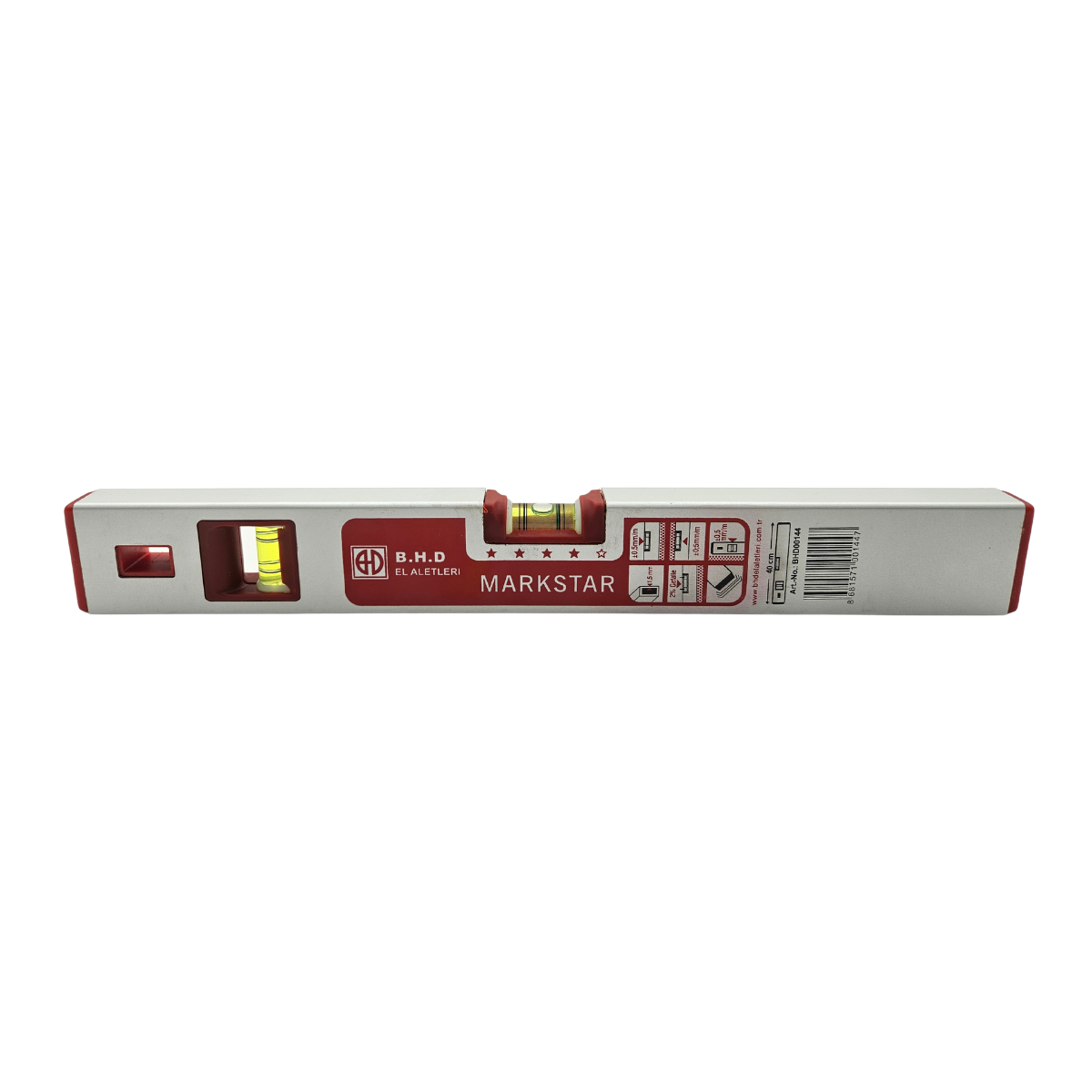 Fixonic B.H.D BHD00144 40cm Alüminyum Mıknatıslı Su Terazisi