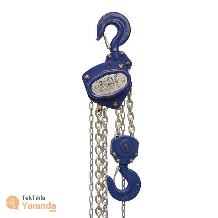 ATLASPRO ATCK35 MEKANİK CERASKAL KÖŞELİ 3 TON 5 MT